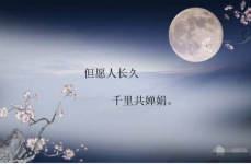 关于中秋佳节的古诗词,古诗词中的中秋佳节颂歌